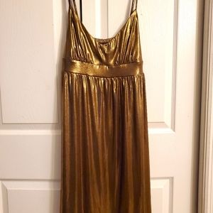 Fire Los Angeles Gold dress